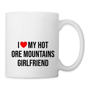 Erzgebirge Freundin Liebe - Tasse - Weiß - Rechts