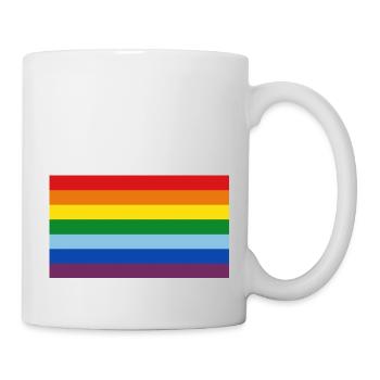 regenbogen - Tasse - Weiß - Rechts