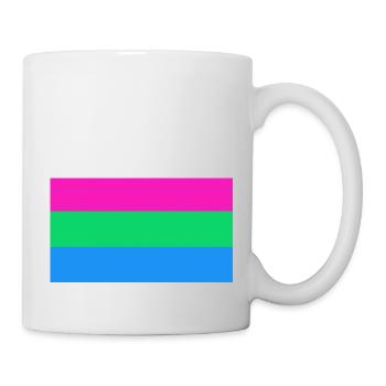 polysexuell pride - Tasse - Weiß - Rechts