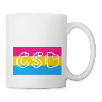 pansexuell pride csd - Tasse - Weiß - Rechts