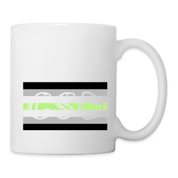 Fierté agenre CSD - Mug blanc - blanc - Droite