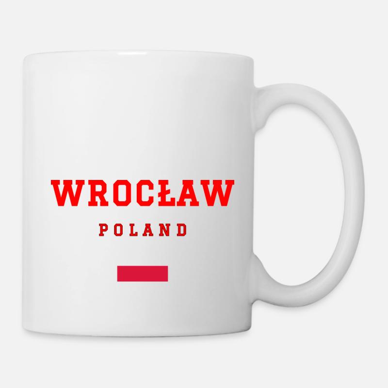 Wroclaw Polen - Tasse - Weiß