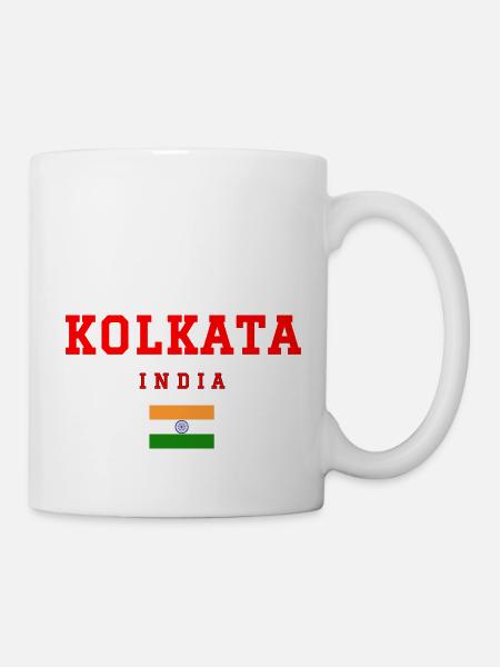 Kolkata Indien - Tasse - Weiß