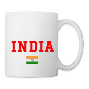 Indien - Tasse - Weiß - Rechts