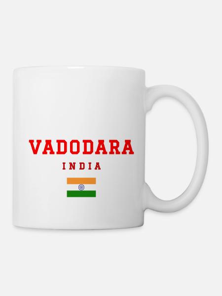 Vadodara Indien - Tasse - Weiß