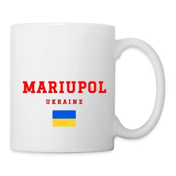 Marioupol, Ukraine - Mug blanc - blanc - Droite