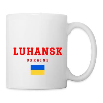Luhansk, Ukraine - Mug blanc - blanc - Droite