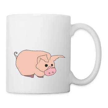 Funny Pig - Mug - white - Right