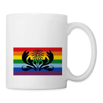 rainbow flag - Mug - white - Right