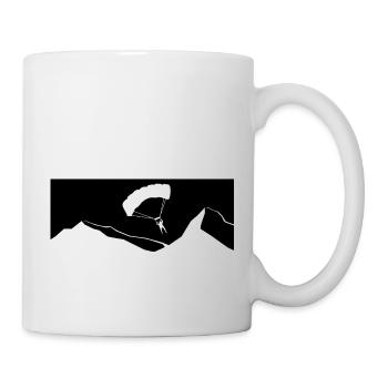 Berg - Gleitschirmfliegen - (16) - Tasse - Weiß - Rechts