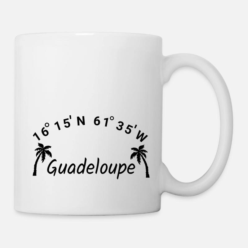 Guadeloupe Karibik Insel Urlaub Idee - Tasse - Weiß
