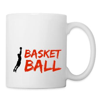 Basketball Silhouette - Mug - white - Right