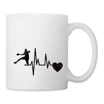 Handballteam Handballspieler Handballfan Handball - Tasse - Weiß - Rechts