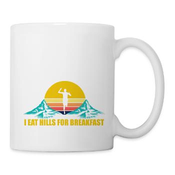 Trail Run Ultra Running Mountain Trekking Running - Mug - white - Right