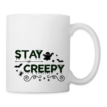 stay creepy - Mug - white - Right