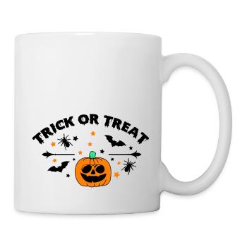 trick or treat 02 - Tasse - Weiß - Rechts