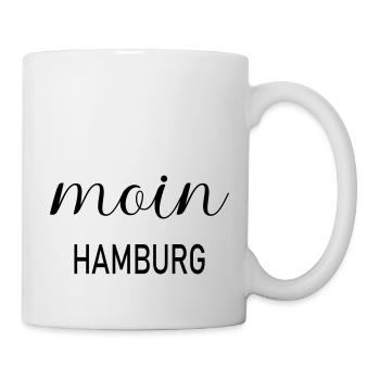 Moin Hamburg - Tasse - Weiß - Rechts