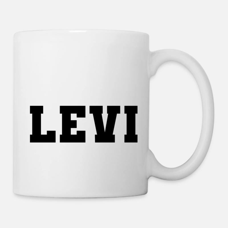 Name - Levi - Tasse - Weiß