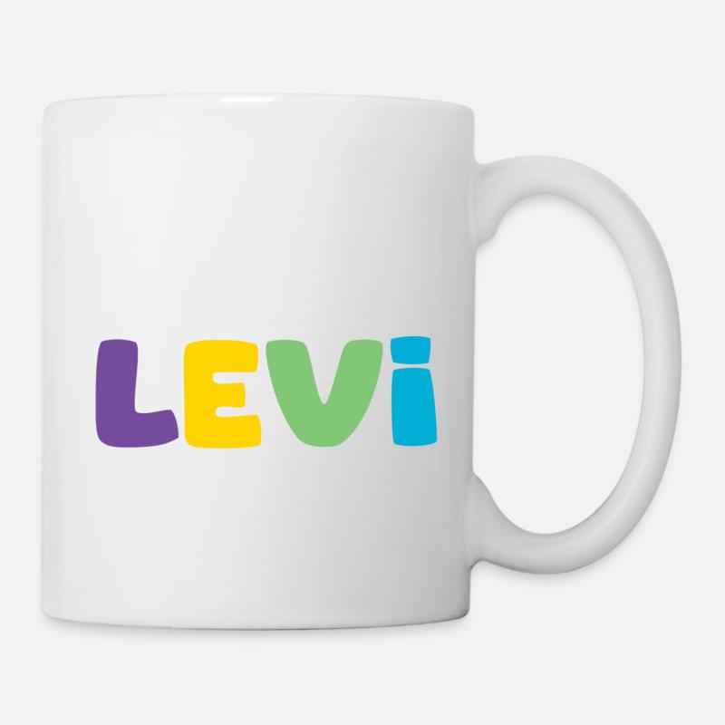 Nom - Levi - Mug blanc - blanc