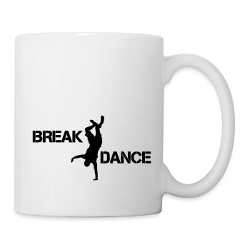 break dance - Tasse - Weiß - Rechts