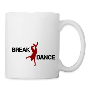 break dance - Tasse - Weiß - Rechts