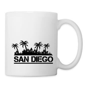 san diego - Tasse - Weiß - Rechts
