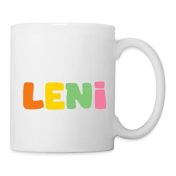 Name - Leni - Tasse - Weiß - Rechts