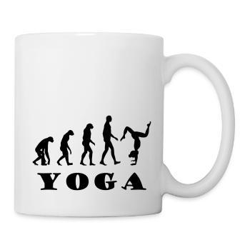 Yoga Evolution - Tasse - Weiß - Rechts