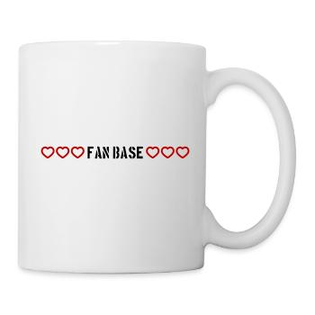 Fan Base Heart Love - Mug - white - Right