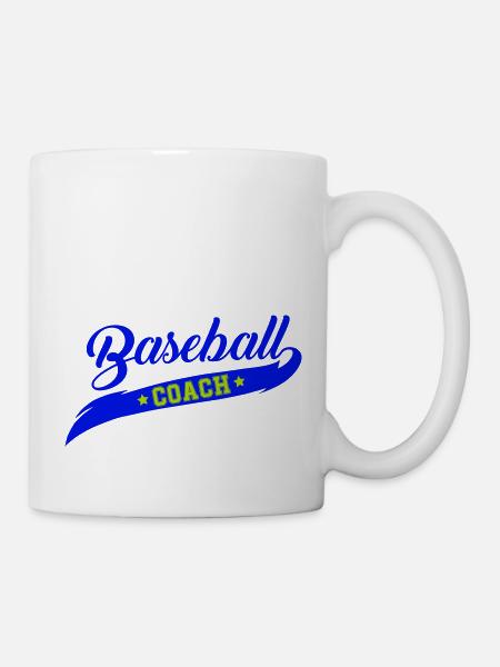 baseball coach - Tasse - Weiß