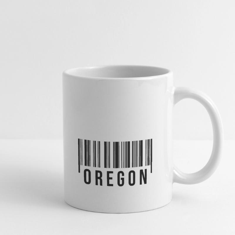 Oregon Strichcode Tasse