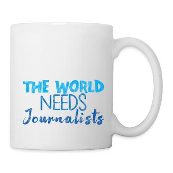 Le monde a besoin de journalistes 3 - Mug blanc - blanc - Droite