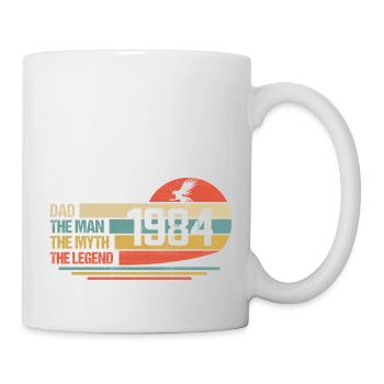 Best Dad in the World since 1984 Father's Day - Mug - white - Right