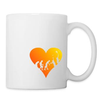 Women's Men's Paddle Court Racket Paddling - Mug - white - Right