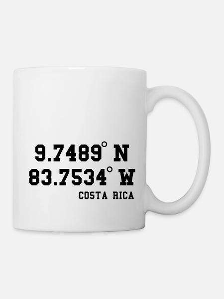 Costa Rica Mittelamerika Urlaub - Tasse - Weiß