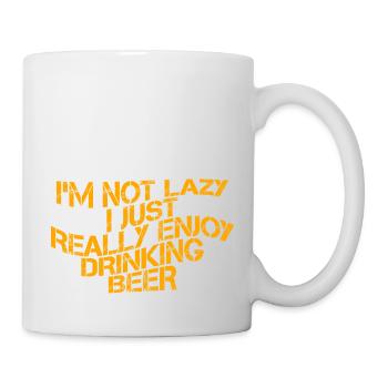 I Really Enjoy Drinking Beer 3 - Mug - white - Right