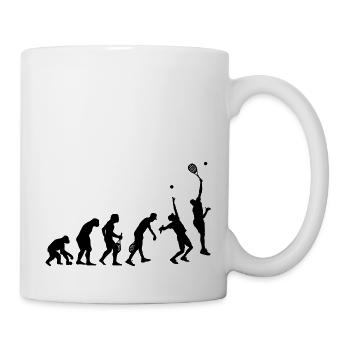 Schlägersport Paddle Racket Paddeltennis - Tasse - Weiß - Rechts