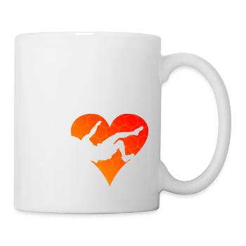 Kletterer Boulder Climber Klettern Escalade - Mug blanc - blanc - Droite