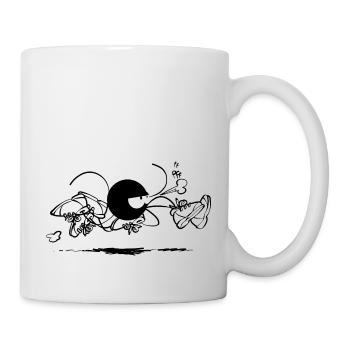 Beth the Spider - Running (version without text) - Mug - white - Right