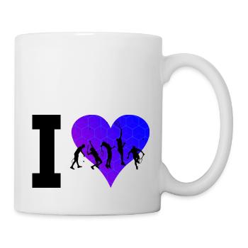 Tennis Joueur de tennis Tennis Hommes Femmes - Mug blanc - blanc - Droite