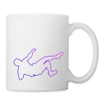 Bouldering Climbing Kletterer Bouldern Climber - Tasse - Weiß - Rechts