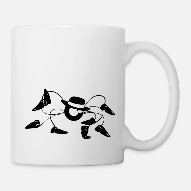 Beth die Spinne - Der Mondspaziergang - Tasse - Weiß