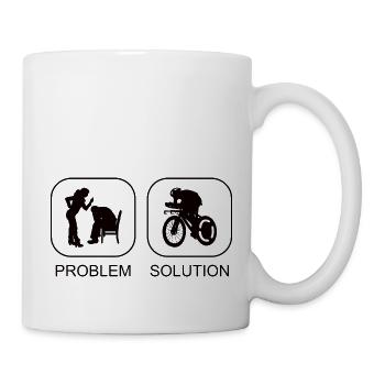 Cycliste Cycliste Cyclisme Cyclisme Cyclisme - Mug blanc - blanc - Droite
