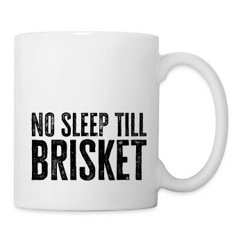 Pas de sommeil jusqu’à la poitrine de bœuf - cadeau barbecue parfait - Mug blanc - blanc - Droite