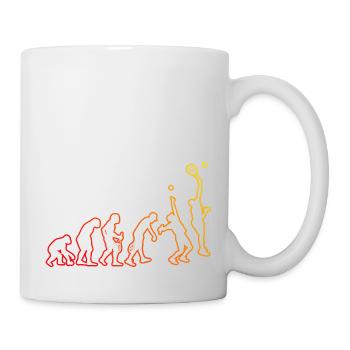 Paddle Court Damen Herren Paddle Racket Paddle Ten - Tasse - Weiß - Rechts