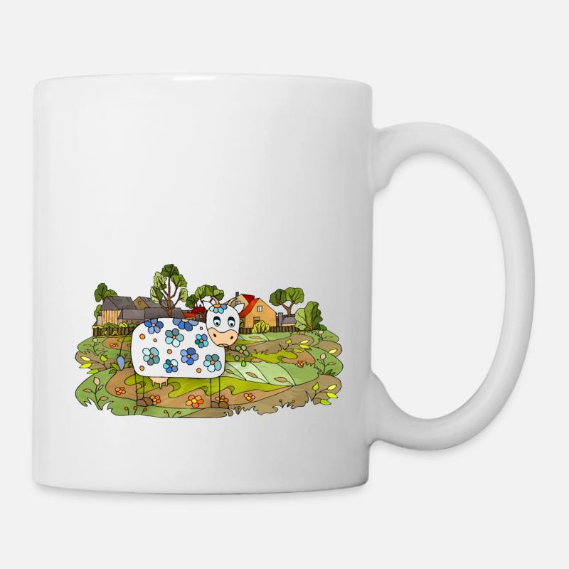 Kuh - Tasse - Weiß