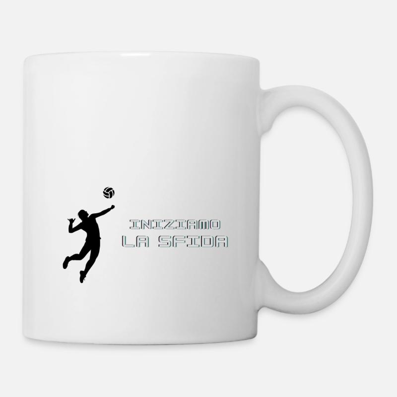 Volleyball - Tasse - Weiß