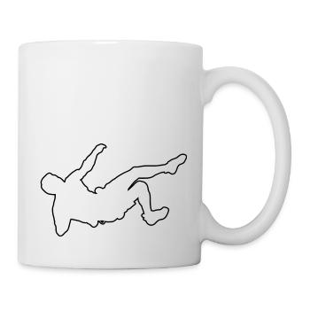Damen Bouldering Kletterer Climber Herren - Tasse - Weiß - Rechts
