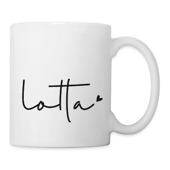Name Lotta - Tasse - Weiß - Rechts