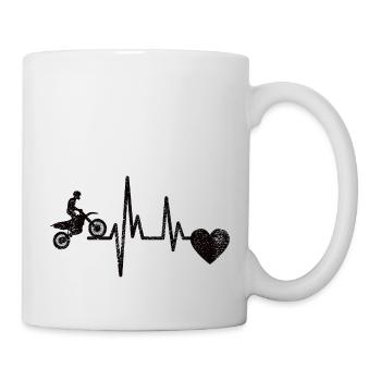 Motorcycle Fan Motorcycle Motorcross Motorcyclist - Mug - white - Right